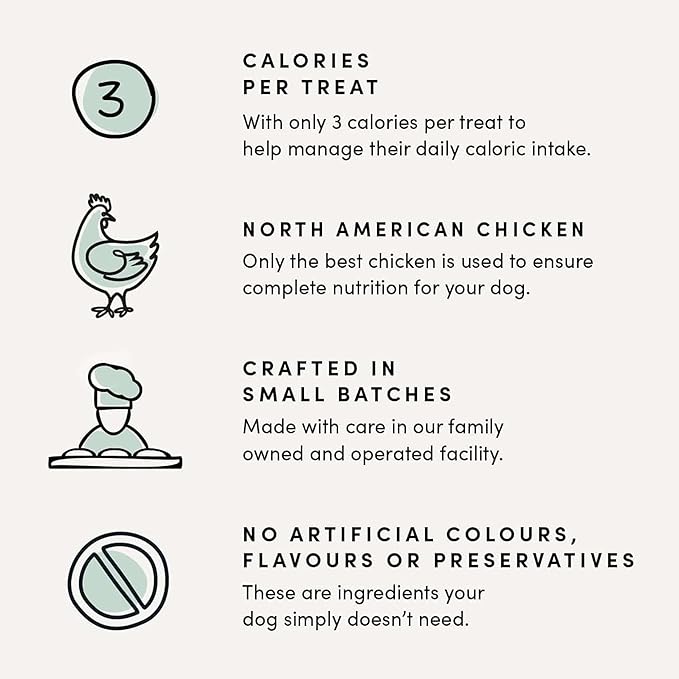 Crumps' Naturals Semi Moist Chicken Mini Trainers 4.2oz /120g