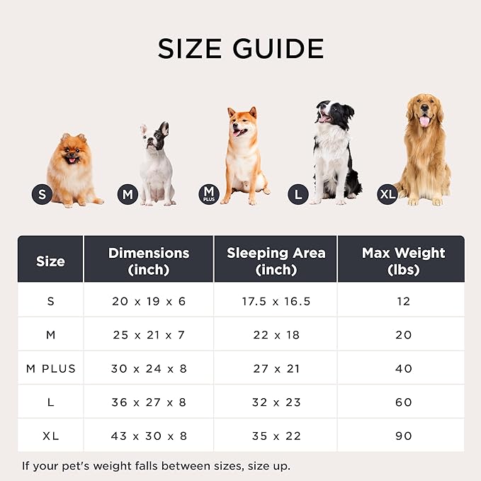 Bedsure Washable Dog Bed for Medium Dogs - Cute Furry Puppy Beds, Rectangle Orthopedic Corduroy Fleece Pet Beds with Removable Zipper Cover, 30x24x8inches, Blue