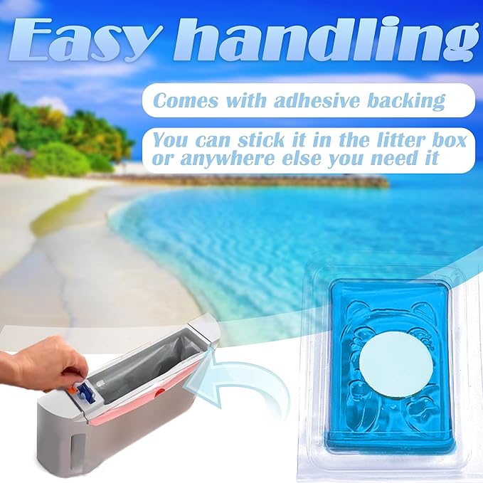 NewKe Universal Pet Deodorizer Gel for Self-Cleaning Cat Litter Box, Odor Deodorant Compatible with Traditional Cat Litter Box, Pet Odor Eliminator, Keep Home Fresh