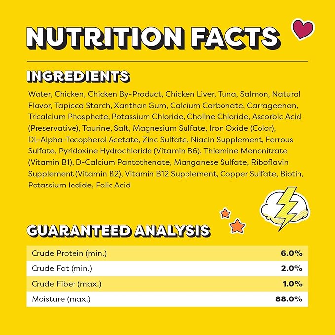 Temptations Lickable Spoons Adult Wet Cat Treat, Savory Salmon and Tempting Tuna Flavor, 4 Spoons, Pack of 12 (48 Total Treats)