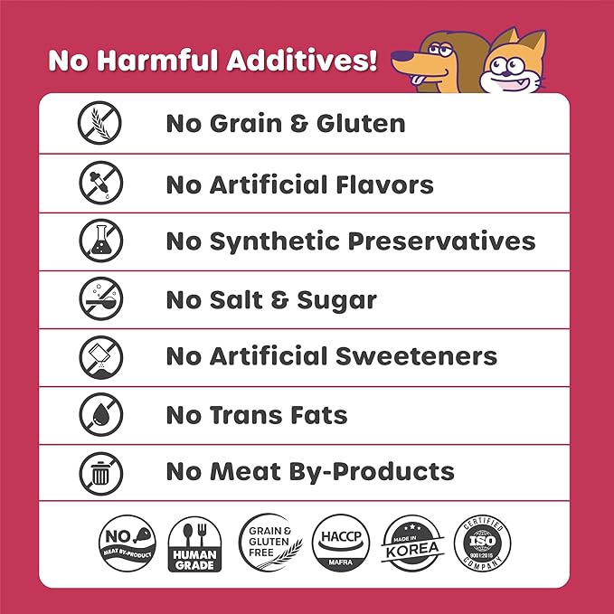 Choolip Squeeze Vita Stick Lickable Cat & Dog Treats – 14 Sticks (2×7 Value Bundle) Heart Support, Creamy Grain-Free Puree with Omega 3, Taurine, L-Carnitine & CoQ10 for Cardiovascular Health & Energy