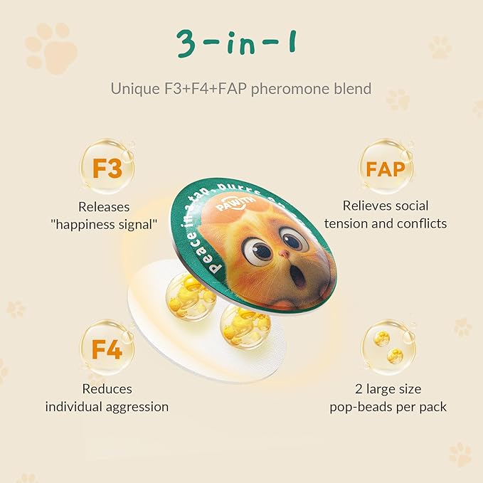 Cat Calming Diffuser – for Travel, Car & Home Use, Pheromone Diffuser for Cats & Kittens to Reduce Anxiety and Stress, No Electricity Needed, Long-Lasting Calming Support (2 Pack)