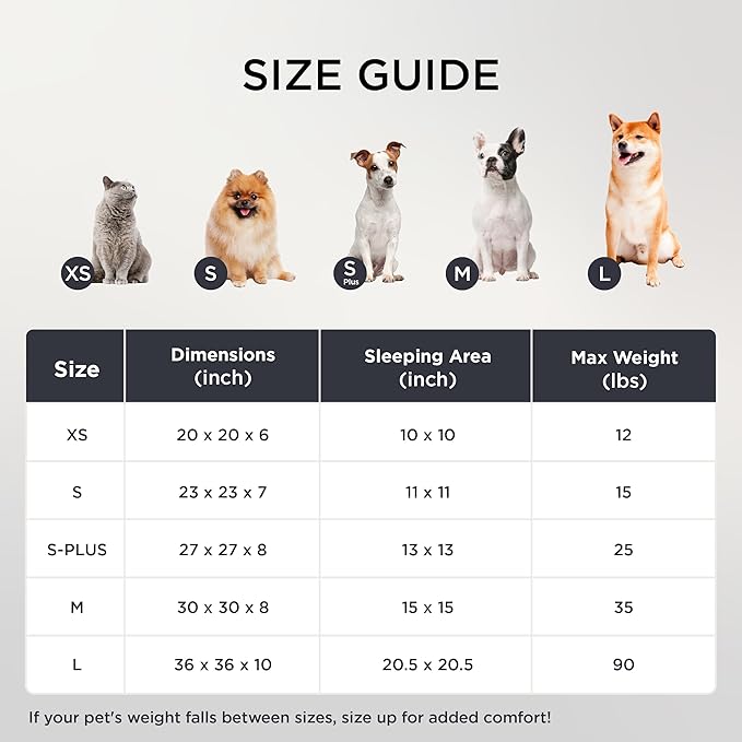 Bedsure Donut Large Dog Bed - Washable Faux Fur with Corduroy Fleece & Anti Slip Bottom, Round Pet Bed with Removable Cover, Warm Grey, 36x36x8 inches