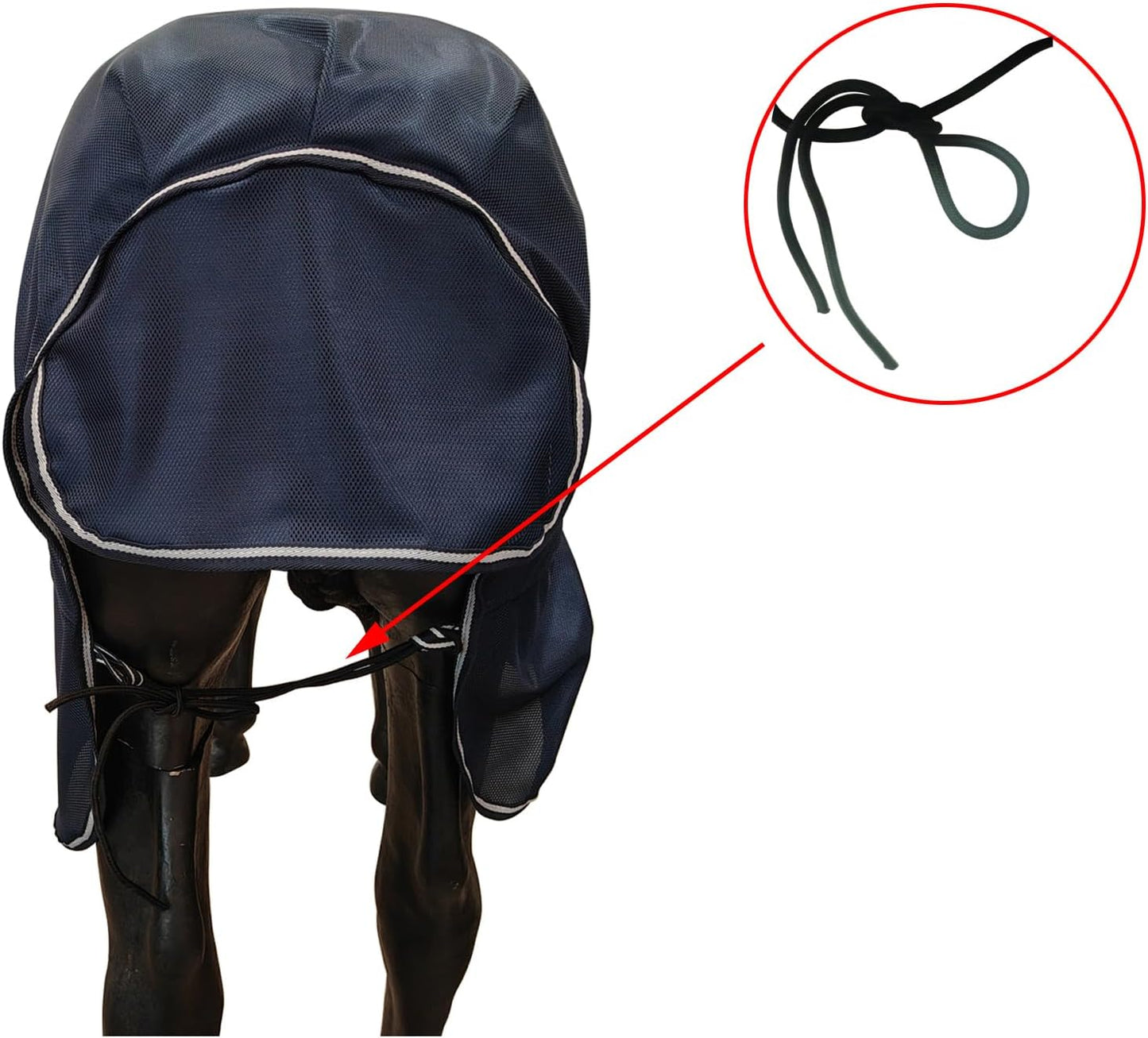 BARN & STABLE Breathable and Tear-Resistant Horse Fly Sheet with UV Protection Equine Summer Sheet Horse Fly Blanket with Removable Web Leg Straps