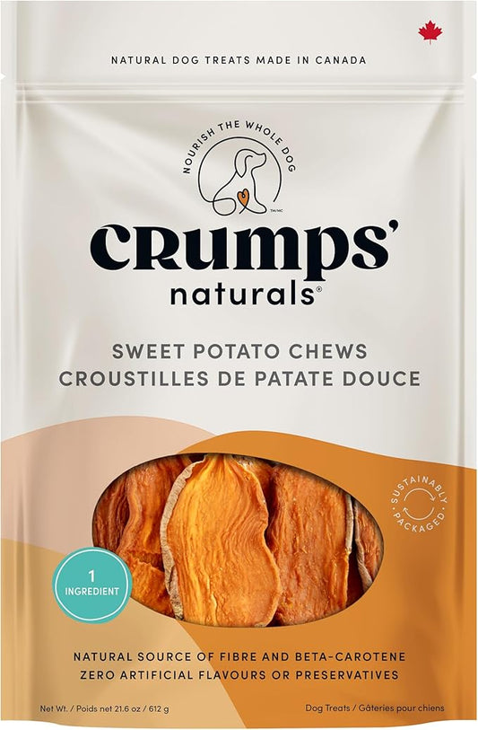 Crumps Naturals Sweet Potato Chews 612g/21.6oz