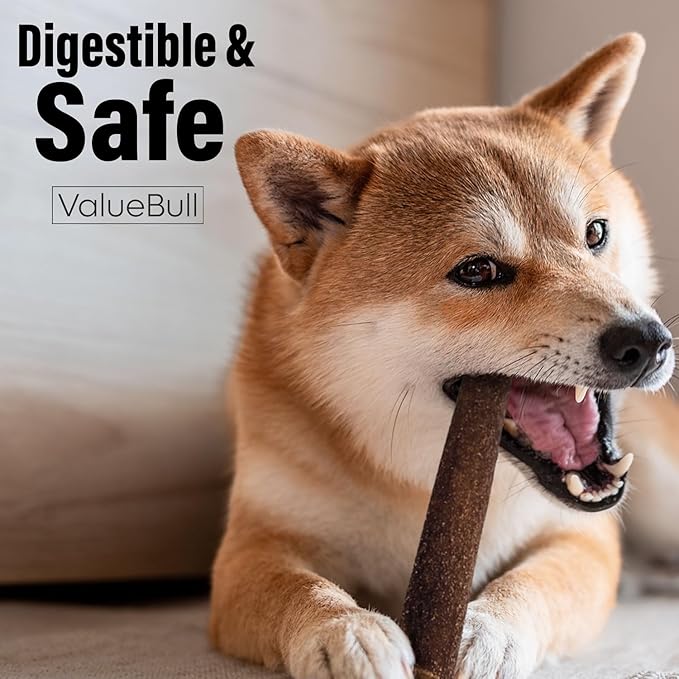 ValueBull Collagen Sticks for Small Dogs, 6 Inch Thin Chews, Natural Dog Treats, 100 Count Bulk Pack - Supports Joints, Skin & Coat with Chondroitin & Glucosamine