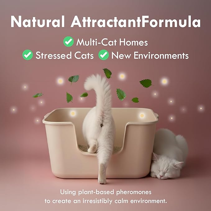 Lady N Cat Attract Tofu Litter | Natural Plant-Based Attractant | Helps Cats Use Litter Box | Great for Training Kittens & Multi-Cat Homes | Classic Pellet for Standard Litter Boxes 9lb