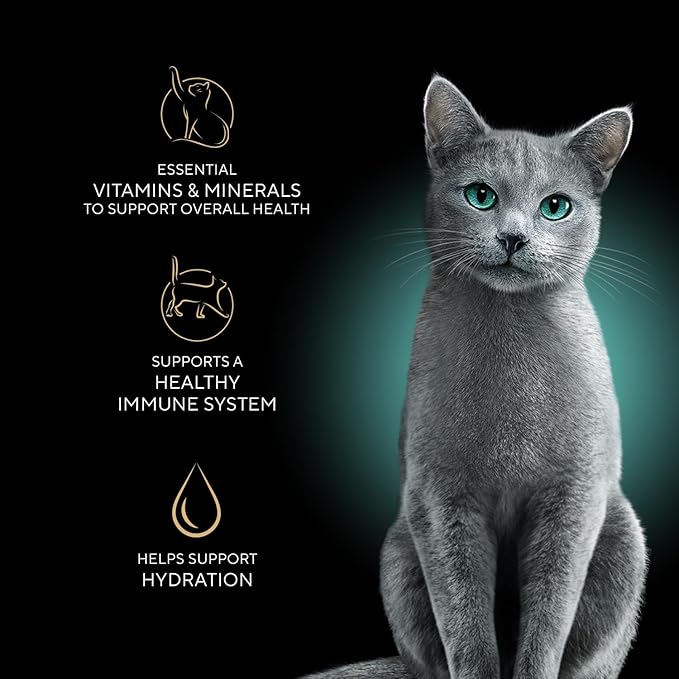 Sheba Perfect Portions Wet Cat Food Cuts in Gravy, with Sustainable Salmon, with Sustainable Tuna, and Delicate White Fish & Tuna, 2.6 oz. Twin-Pack Trays (24 Count, 48 Servings)