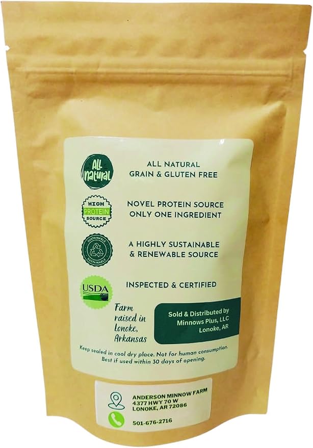Anderson's Freeze Dried Protein Pet Treats, 2 oz | Quality Treats for Training | Grain and Gluten Free | Arkansas Farm Raised Minnows