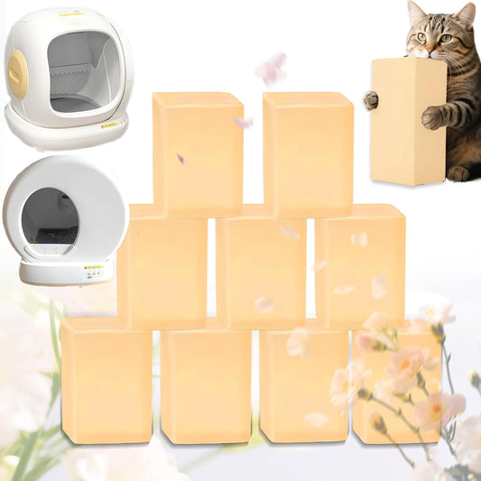 NewKe 10 Pack Pet Odor Eliminator for Meowant Self-Cleaning Cat Litter Box, Cat Litter Deodorizer Compatible with MW-SC01/MW-SC02/LB02, Cat Toilet Odor Deodorant Gel