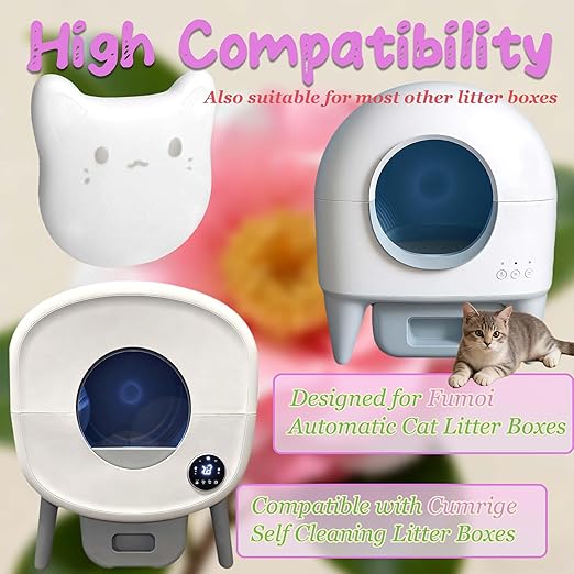 6PCS Pets Deodorizing Pods for Cumrige Self Cleaning Litter Box, Odor Remover for Fumoi Automatic Cat Litter Box, Camellia Flower Scented, Long-Lasting Fragrance, Keep Home Fresh