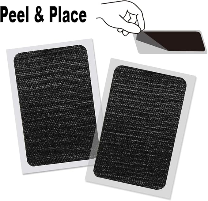 KLC Cat Box Deodorizer - Natural Charcoal Patch - 2-Pack - Cat Litter Box Odor Eliminator