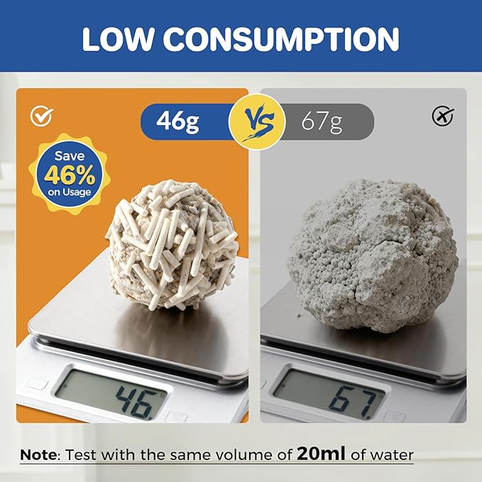 Natural Cat Litter Clumping Cat Litter,18 Pounds Mixed Straw Kitty Litter Lightweight Litter,Dust Free and Low Tracking Litter Odor Control Unscented