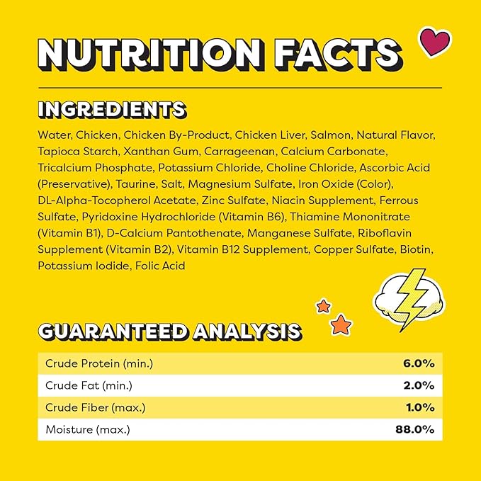 Temptations Lickable Spoons Adult Wet Cat Treat, Tasty Chicken and Savory Salmon Flavor, 4 Spoons, Pack of 12 (48 Total Treats)