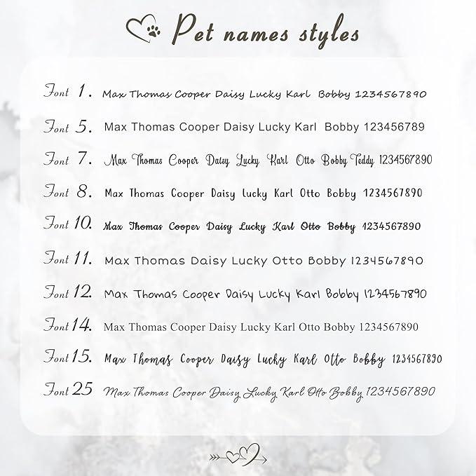 Anavia Slide On Silent Pet ID Tags, S/M/L/XL Personalized Gold Black Stainless Steel Customized Engraved Cat Dog Name Tags, Glossy Finish Chew-Proof Quiet Dog Collar Tag (X-Large, Silver)