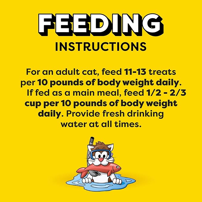 Temptations Classic Crunchy and Soft Cat Treats, Savory Salmon Flavor, 16 oz. Tub