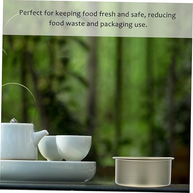 10Pcs Sealed Can Kitchen Storage Tinplate Canisters for Pet Food and Snacks Airtight Food Storage Containers with Easy-open Pull Tabs Jars