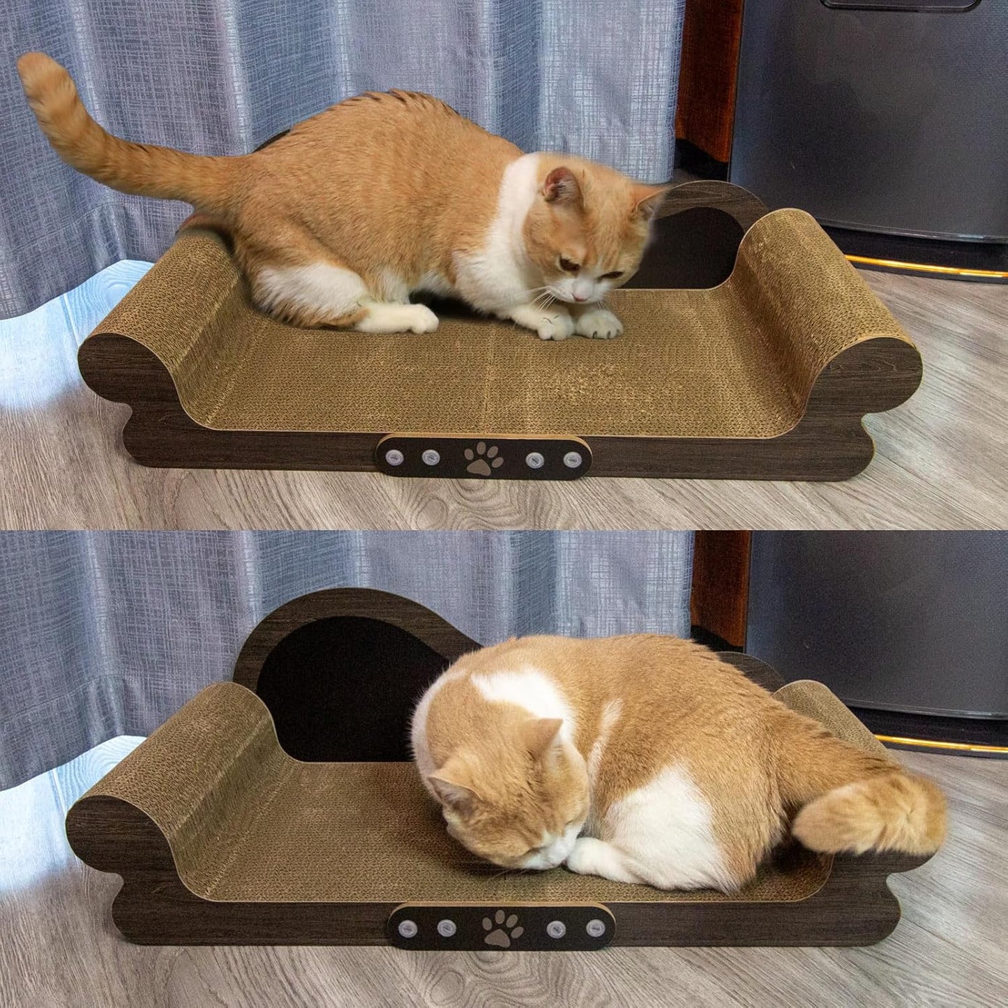 Cat Scratcher Couch Cat Scratching Bed Large Cat Scratcher Bed Cat Lounge Bed Scratching Pad for Indoor Cats