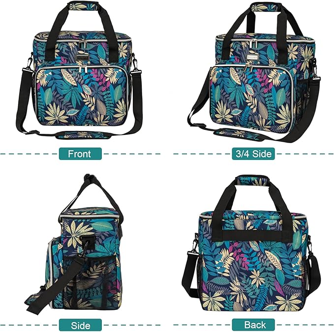 BAGLHER Dog Travel Bag, Pet Travel Bag (All Pet Travel Supplies), with 2 Pet Food Containers and 2 Collapsible Silicone Bowls; Essential Kits for Pet Travel Hawaii