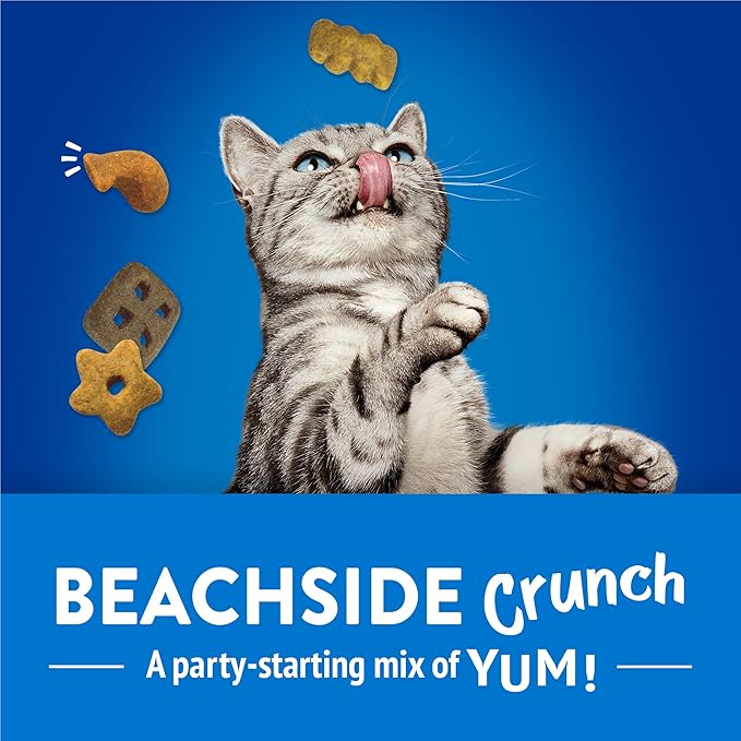 Purina Friskies Cat Treats, Party Mix Beachside Crunch - 30 oz. Pouch