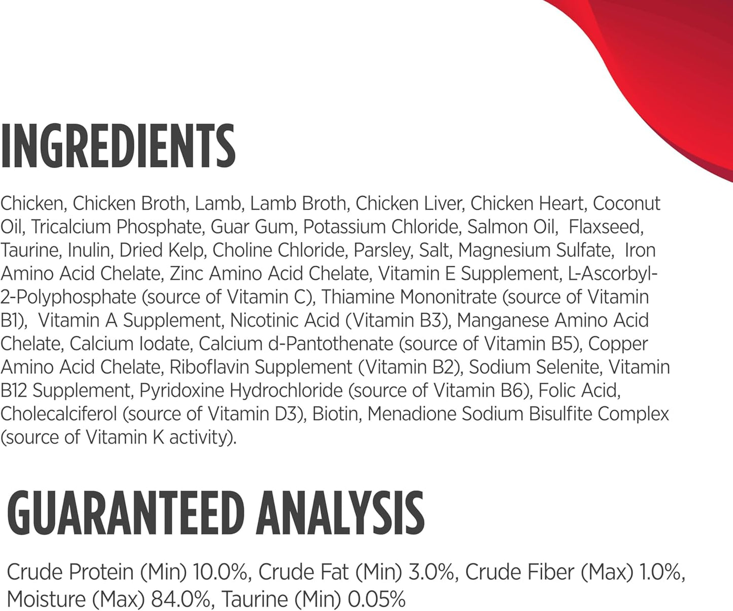 Nulo Real Shreds with Organ Meat Wet Canned Cat Food, Chicken & Lamb, 2.8 Ounce, 12 Cans