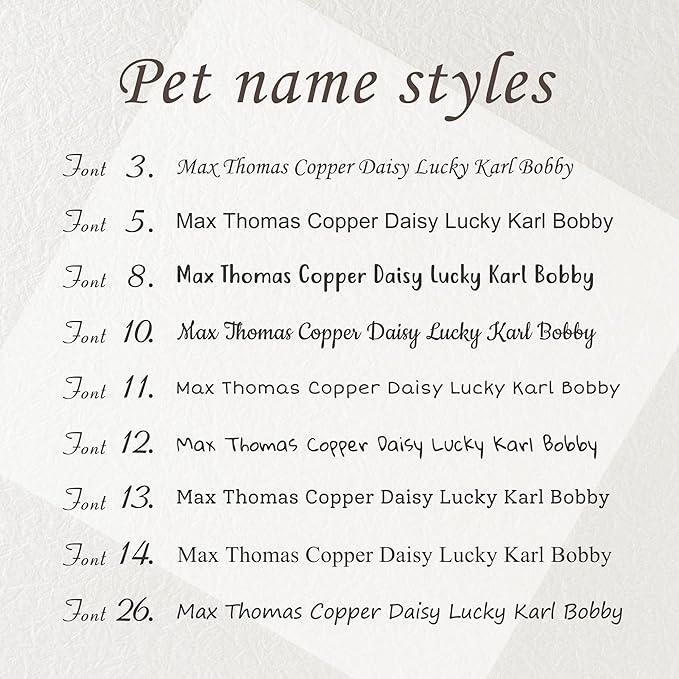 Anavia Slide On Silent Pet ID Tags, S/M/L/XL Personalized Black Stainless Steel Colored Silicone Cat Dog Name Tag, Customized Engraved Nameplate, Quiet Chew-Proof Pet Collar Tag (Black, Medium)