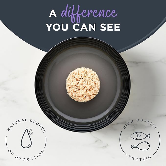 Reveal Natural Wet Kitten Food, Limited and Natural Ingredients, Grain Free, High Protein with No Artificial Additives, Chicken & Tuna Variety in Broth (8 x 2.47 oz Cans)