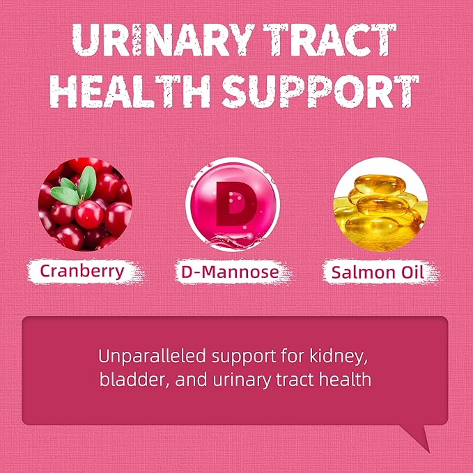 Just Try 36 OZ Urinary Tract Cat Treats for Indoor Cats Health Supplement Cranberry & D-Mannose for Kidney Bladder UT Support Salmon Flavor Crunchy Chews Cat Loves