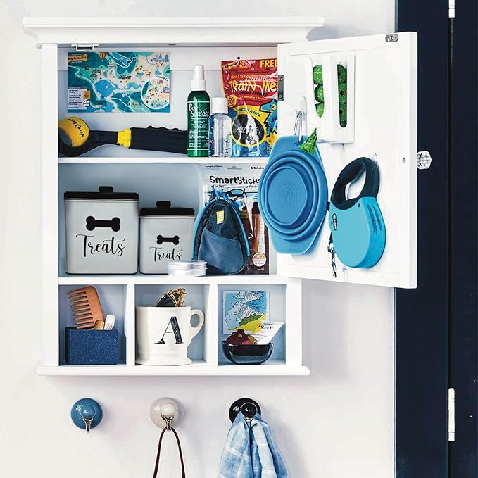 2pc Set Square Storage Dog Tin Container for Treats, Food, Storage, Supplies, Toys (Treats)