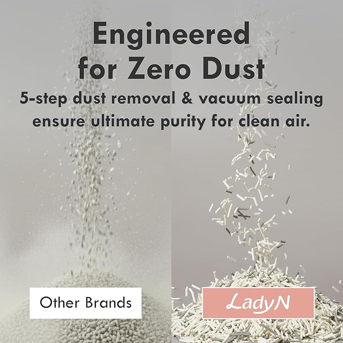 Lady N Cat Attract Tofu Litter | Natural Plant-Based Attractant | Helps Cats Use Litter Box | Great for Training Kittens & Multi-Cat Homes | Classic Pellet for Standard Litter Boxes 9lb