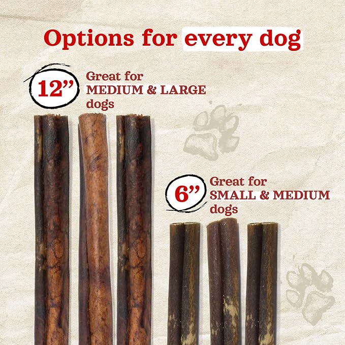 Natural Farm Peanut Butter Flavor Collagen Sticks for Dogs (6 Inch, 15 Pack), Long-Lasting Beef Collagen Sticks, Rawhide Alternative Chews with Chondroitin & Glucosamine, Low-Fat Dental Treats