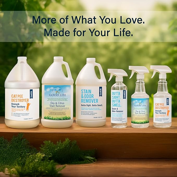 Cat Pee Destroyer - Cat Urination Stain & Urine Odor Eliminator for Home - Deodorizer for Litter Box, Carpet, Mattress, Couches, Furniture, & Floors (CPD 32)