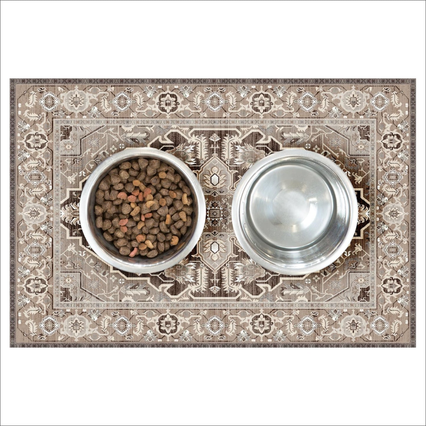 LOVEWAG Washable Dog Pee Pads, 24" x 16", Waterproof, Non-Slip, Super Absorbent, Reusable Machine-Washable, 2-Pack (Caramel Creme)