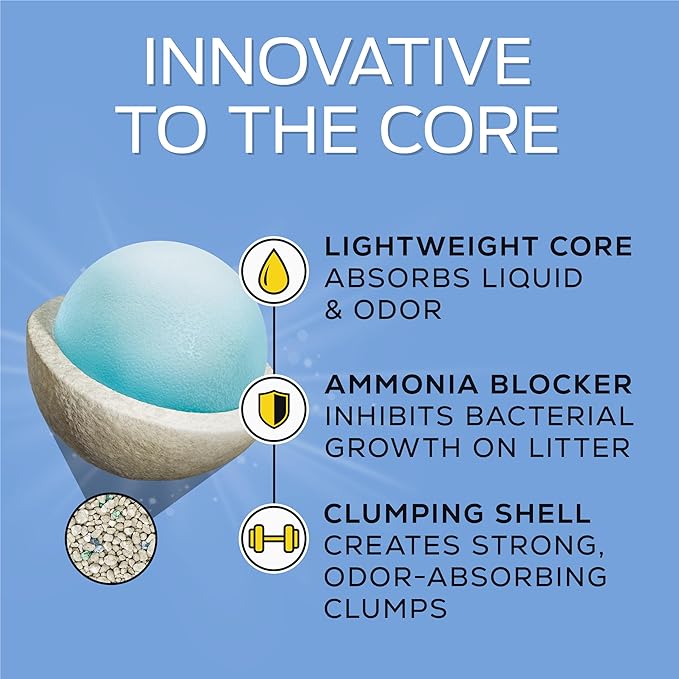 Purina Tidy Cats LightWeight Instant Action, Odor control, Multi-Cat, Clumping, 99.9 Percent Dust Free Cat Litter - 17 lb. Box