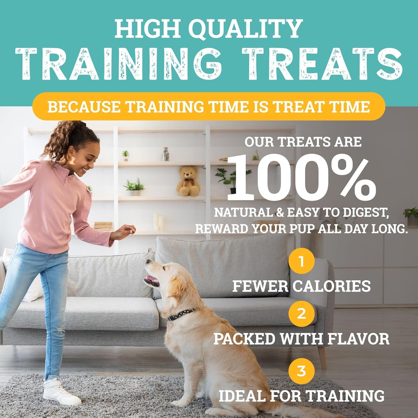 etta says! Training Treats - All Natural Peanut Butter Soft Treats for Dogs - Made in The USA (16 Oz Pack of 1)