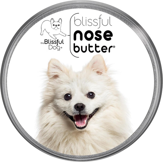The Blissful Dog American Eskimo Nose Butter for Dry, Cracked Skin, Lick-Safe Dog Nose Balm with Moisturizing Shea Butter, Almond, Olive, and Essential Oils, Pet Supplies, Uncented, 1 oz.