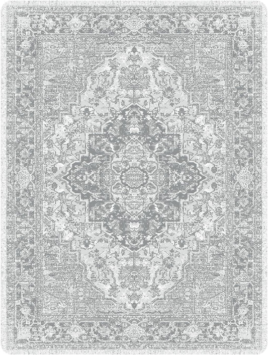 nunubaby Washable Pee Pads for Dogs, Stylish, Non-Slip and Leak-Proof Pee Pads. Reusable Potty Pads for Dogs for Crates and Floors.(Gray/Geo, 18" x24")