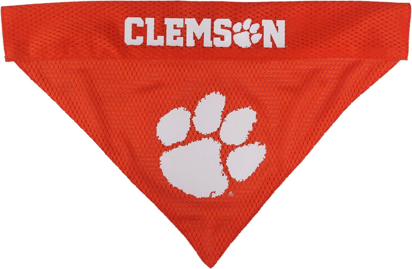 Pets First Collegiate Pet Accessories, Reversible Bandana, Clemson Tigers Size XX-Large