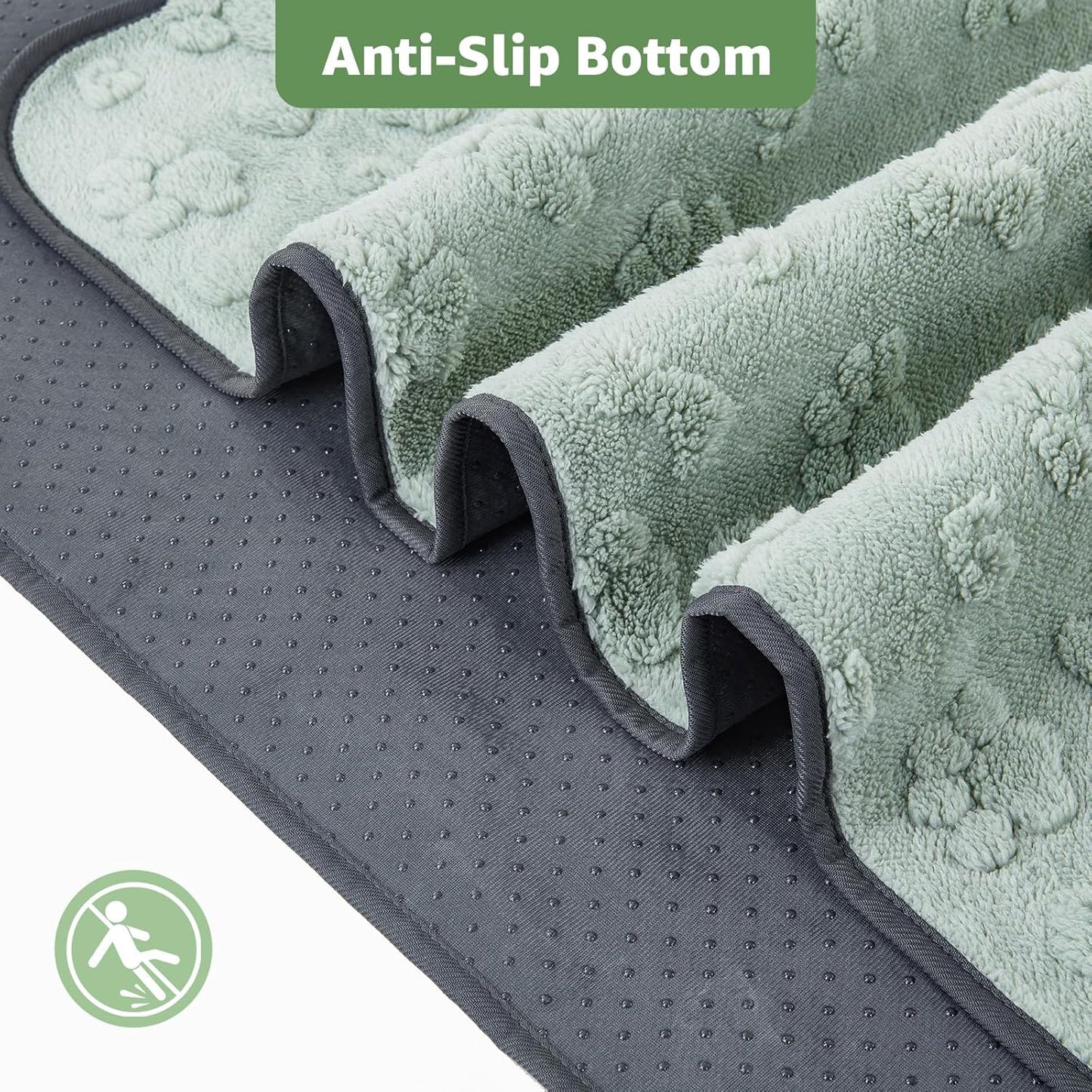 LOOBANI Washable Pee Pads for Dogs: 2 Pack Super Absorbent Reusable Puppy Pads, Leakproof and Waterproof Dog Training Pads Whelping Pads for Potty, Floor, Crate, Couch Bed and Travel, 36"x41"