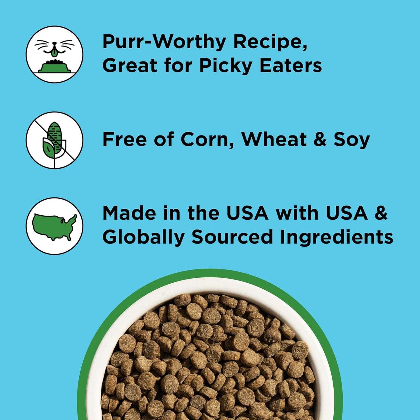 BIXBI Liberty Dry Food Digestive Cat Health Chicken Recipe, 3lb