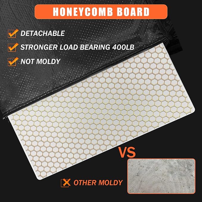 Back Seat Extender for Dogs Hard Bottom, Upgraded 7-Layer PU Leather Dog Car Seat Cover with Support 400lbs, Waterproof Dog Hammock Bed Backseat, Anti-Scratch Pet Seat Extender for Car, SUV, Truck