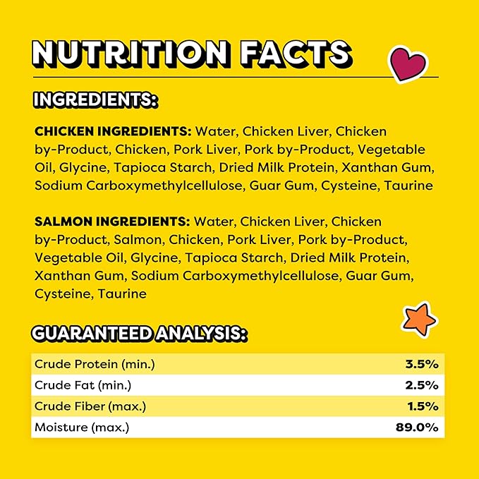 Temptations Creamy Puree Variety Pack of Squeezable Cat Treats, 0.42 oz. Tubes, 16 Count