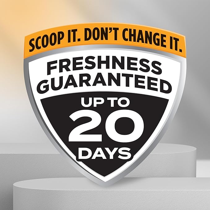 ARM & HAMMER Hardball Lightweight Platinum Multi-Cat Clumping Cat Litter Odor Control, Easy No-Mess Scooping, Garden Bloom Scent, 8.5 Lbs.