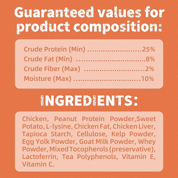 Just Try 16 oz Lysine Cat Treats - Lactoferrin Lysine for Cats Kittens to Support Immune - Cat Allergy Relief - Sneezing, Runny Nose, Watery Eyes -Training Treats