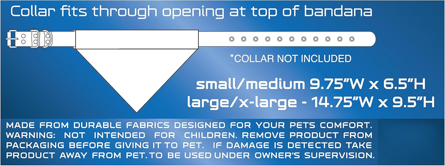 Pets First Collegiate Pet Accessories, Reversible Bandana, Louisville Cardinals, Large/X-Large