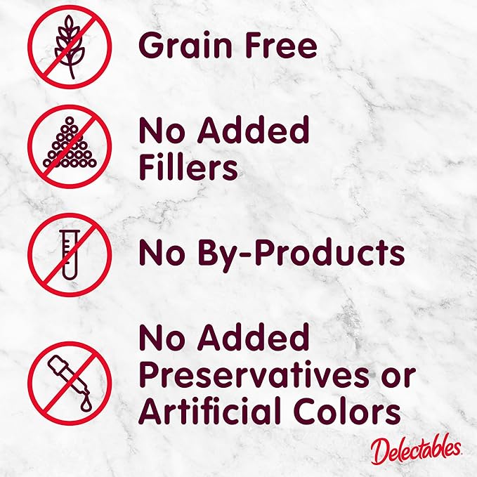 Delectables Lickable Spoon Handheld Wet Cat Treats Made with Cage-Free Chicken, Quick & Easy Creamy Puree, Mess Free, No Added Preservatives, Chicken 96ct