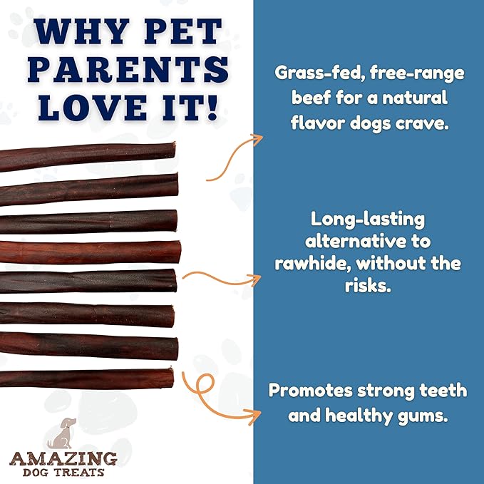 Amazing Dog Treats - 6 Inch Bulk Collagen Sticks for Dogs - (150 Count) - Collagen Sticks for Dogs - No Hide Dog Bones