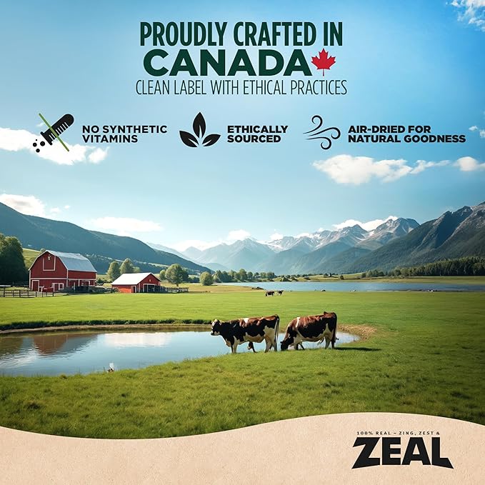 ZEAL Canada Air-Dried Salmon & Turkey Recipe for Cats - Superfood Omega-3 Rich, Dual-Protein, Grain Free, No Fillers, Complete Nutrition (Salmon & Turkey, 5 oz)