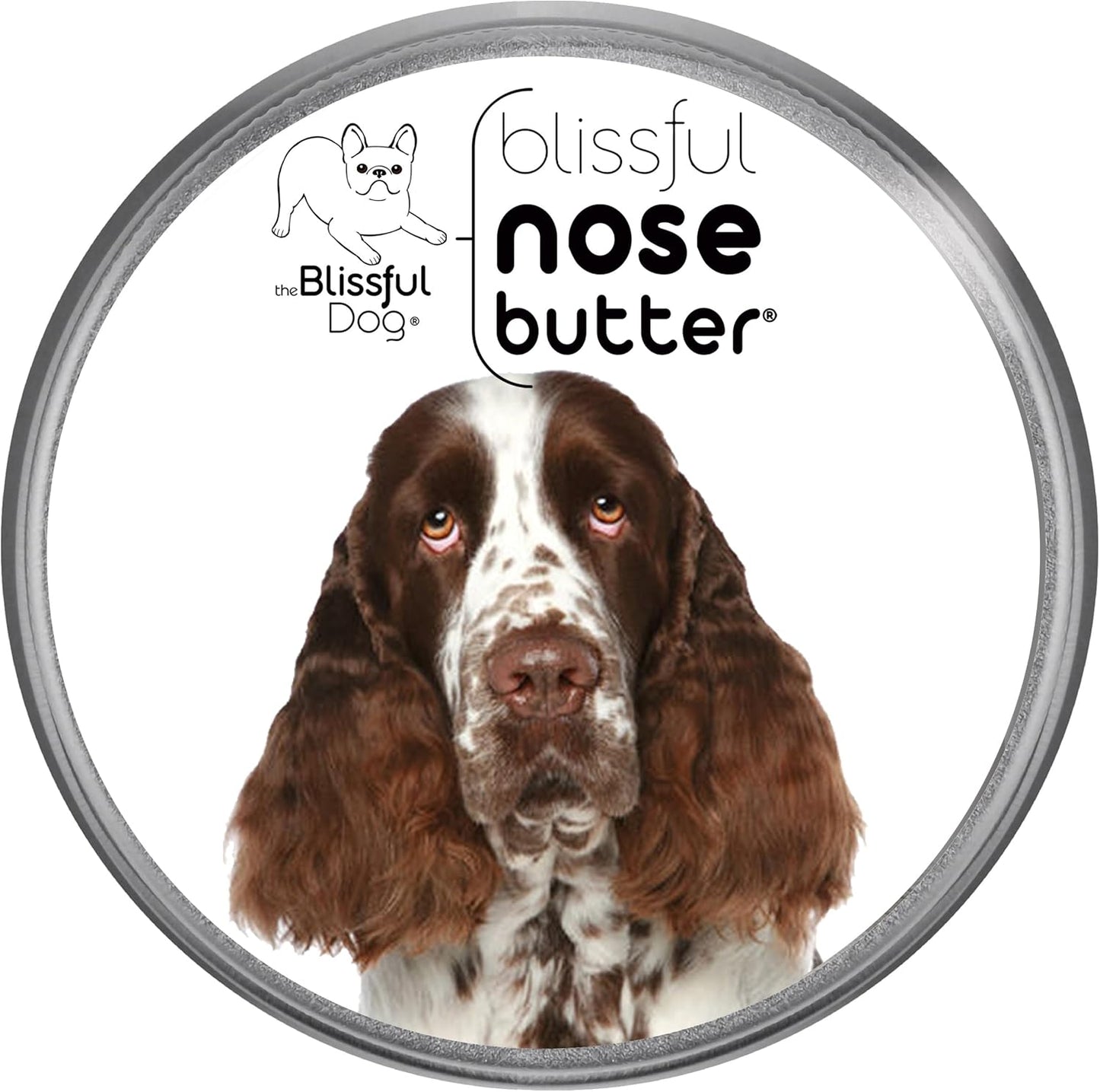 The Blissful Dog Springer Spaniel Unscented Nose Butter - Dog Nose Butter, 4 Ounce
