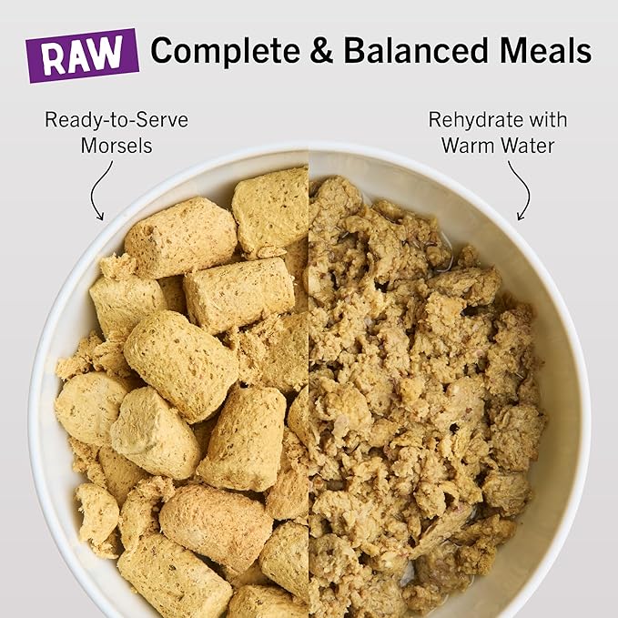 Stella & Chewy's Freeze-Dried Raw Cat Dinner Morsels - Premium Beef Recipe with 98% Grass-Fed Meat & Organs - Natural Grain-Free Cat & Kitten Food - Made in USA - 18 oz